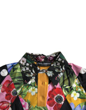 Load image into Gallery viewer, Dolce &amp; Gabbana Multicolor Patchwork Cashmere Henley Sweater
