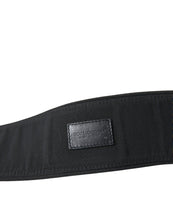 Load image into Gallery viewer, Dolce &amp; Gabbana Black Suede Leather Wide Waist Belt
