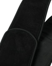 Load image into Gallery viewer, Dolce &amp; Gabbana Black Suede Leather Wide Waist Belt
