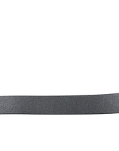 Load image into Gallery viewer, Dolce &amp; Gabbana Black Leather Silver Rectangle Buckle Belt
