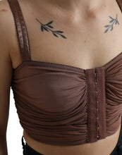 Load image into Gallery viewer, Dolce &amp; Gabbana Elegant Cropped Silk Blend Top
