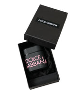 Load image into Gallery viewer, Dolce &amp; Gabbana Black Pink Silicone Embossed Logo Airpods Case
