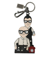 Load image into Gallery viewer, Dolce &amp; Gabbana Leather Dominico Stefano #DGFAMILY Logo Badge Keychain
