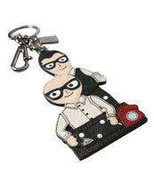 Load image into Gallery viewer, Dolce &amp; Gabbana Leather Dominico Stefano #DGFAMILY Logo Badge Keychain
