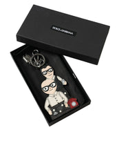 Load image into Gallery viewer, Dolce &amp; Gabbana Leather Dominico Stefano #DGFAMILY Logo Badge Keychain
