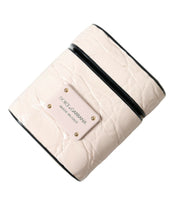 Load image into Gallery viewer, Dolce &amp; Gabbana Light Pink Calf Leather Metal Logo Plaque Airpods Case
