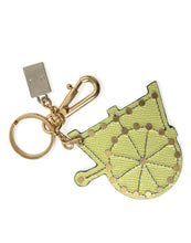 Load image into Gallery viewer, Dolce &amp; Gabbana Multicolor Gold Tone Carretto Keychain Keyring
