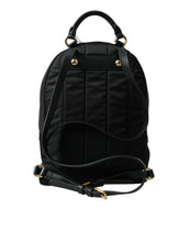 Load image into Gallery viewer, Dolce &amp; Gabbana Black #DGFAMILY Embellished Backpack VULCANO Bag
