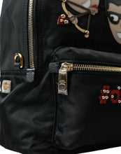 Load image into Gallery viewer, Dolce &amp; Gabbana Black #DGFAMILY Embellished Backpack VULCANO Bag
