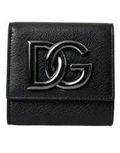 Load image into Gallery viewer, Dolce &amp; Gabbana Black Lamb Leather Logo Card Holder Chain Strap Bags
