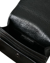 Load image into Gallery viewer, Dolce &amp; Gabbana Black Lamb Leather Logo Card Holder Chain Strap Bags
