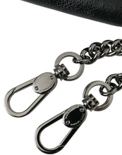 Load image into Gallery viewer, Dolce &amp; Gabbana Black Lamb Leather Logo Card Holder Chain Strap Bags
