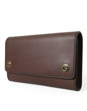 Load image into Gallery viewer, Dolce &amp; Gabbana Brown Calf Leather Logo Embossed Shoulder Bags
