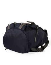 Load image into Gallery viewer, Dolce &amp; Gabbana Blue Brown Nylon Leather Rucksack Backpack Bag
