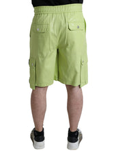 Load image into Gallery viewer, Dolce &amp; Gabbana Light Green Cotton Men Cargo Bermuda Shorts
