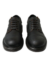 Load image into Gallery viewer, Dolce &amp; Gabbana Brown Leather Lace Up Derby Men Dress Shoes
