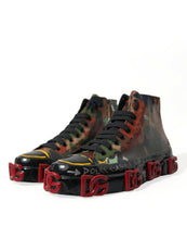 Load image into Gallery viewer, Dolce &amp; Gabbana Multicolor Camouflage High Top Sneakers Shoes
