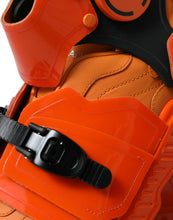 Load image into Gallery viewer, Dolce &amp; Gabbana Orange Multi Panel Chunky High Top Sneakers Shoes
