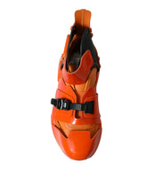 Load image into Gallery viewer, Dolce &amp; Gabbana Orange Multi Panel Chunky High Top Sneakers Shoes
