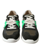 Load image into Gallery viewer, Dolce &amp; Gabbana Multicolor Leather Suede Low Top Sneakers Shoes
