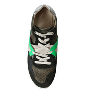 Load image into Gallery viewer, Dolce &amp; Gabbana Multicolor Leather Suede Low Top Sneakers Shoes
