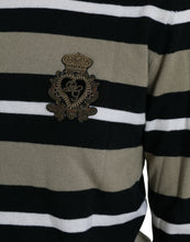 Load image into Gallery viewer, Dolce &amp; Gabbana Multicolor Stripe Wool Logo Pullover Sweater
