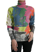 Load image into Gallery viewer, Dolce &amp; Gabbana Multicolor Mohair Turtleneck Pullover Sweater
