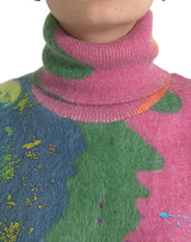 Load image into Gallery viewer, Dolce &amp; Gabbana Multicolor Mohair Turtleneck Pullover Sweater
