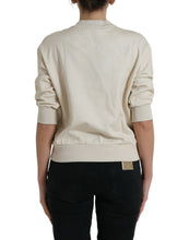 Load image into Gallery viewer, Dolce &amp; Gabbana Beige Jungle Printed Cotton Pullover Sweater
