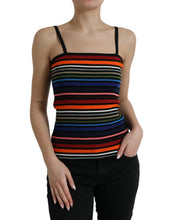 Load image into Gallery viewer, Dolce &amp; Gabbana Multicolor Stripes Spaghetti Strap Tank Top
