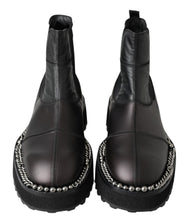 Load image into Gallery viewer, Dolce &amp; Gabbana Elegant Black Ankle Stretch Slip On Boots
