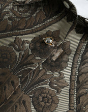 Load image into Gallery viewer, Dolce &amp; Gabbana White Floral Brocade GOLD Dress Shirt
