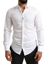 Load image into Gallery viewer, Dolce &amp; Gabbana Elegant Slim Fit White Cotton Dress Shirt
