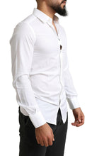 Load image into Gallery viewer, Dolce &amp; Gabbana Elegant Slim Fit White Cotton Dress Shirt
