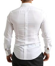 Load image into Gallery viewer, Dolce &amp; Gabbana Elegant Slim Fit White Cotton Dress Shirt
