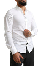 Load image into Gallery viewer, Dolce &amp; Gabbana Elegant Slim Fit White Cotton Dress Shirt
