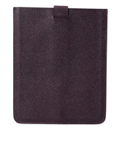 Load image into Gallery viewer, Dolce &amp; Gabbana Dark Brown Leather Logo Plaque Cover Sleeve Tablet Case
