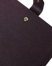 Load image into Gallery viewer, Dolce &amp; Gabbana Dark Brown Leather Logo Plaque Cover Sleeve Tablet Case
