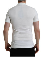 Load image into Gallery viewer, Dolce &amp; Gabbana White Collared Short Sleeve Crown T-shirt
