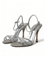 Load image into Gallery viewer, Dolce &amp; Gabbana Elegant Crystal Embellished Heels Sandals
