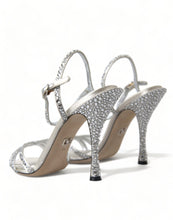 Load image into Gallery viewer, Dolce &amp; Gabbana Elegant Crystal Embellished Heels Sandals
