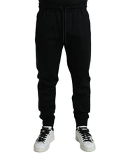 Load image into Gallery viewer, Dolce &amp; Gabbana Black Cotton Blend Men Sweatpants Jogger Pants
