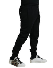 Load image into Gallery viewer, Dolce &amp; Gabbana Black Cotton Blend Men Sweatpants Jogger Pants
