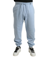 Load image into Gallery viewer, Dolce &amp; Gabbana Light Blue Cotton Sweatpants Men Jogger Pants
