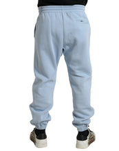 Load image into Gallery viewer, Dolce &amp; Gabbana Light Blue Cotton Sweatpants Men Jogger Pants
