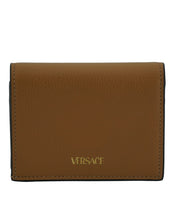 Load image into Gallery viewer, Versace Elegant Compact Leather Wallet in Brown
