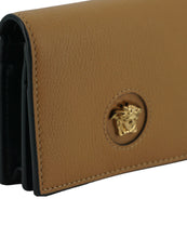 Load image into Gallery viewer, Versace Elegant Compact Leather Wallet in Brown
