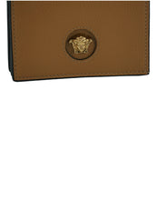 Load image into Gallery viewer, Versace Elegant Compact Leather Wallet in Brown
