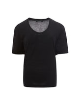 Load image into Gallery viewer, Dolce &amp; Gabbana Elegant Black Wool T-Shirt - Chic Women&#39;s Top
