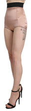 Load image into Gallery viewer, Dolce &amp; Gabbana Beige Silk High Waist Mini Hot Pants Shorts
